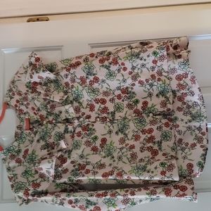 Light Pink Floral Print Blouse